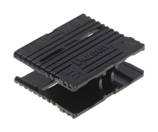 OptiCam™ 研磨済み光コネクタ用SCデュプレックスクリップ 黒