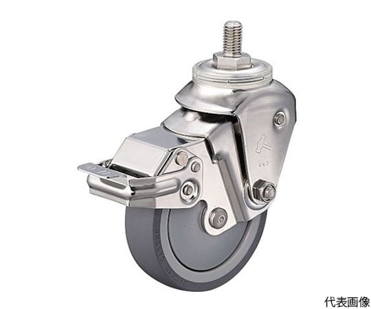ステンレスクッションEねじ込みM12SPウレタン125mm線径3.2