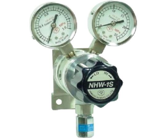 分析機用フィン付二段微圧調整器　NHW-1SL