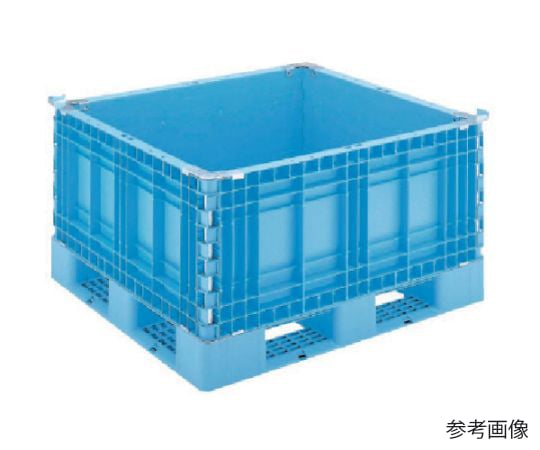 パレットボックスBJ-S・1210x65　1段固定式　青