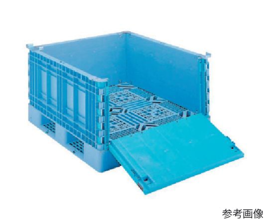 パレットボックスBJ-S・1211x65　一面扉11　ブルー