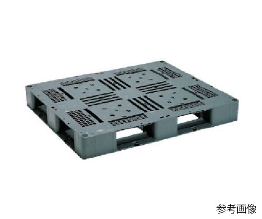 パレットJ-D4・1210　片面四方差し　グレー