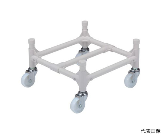 タル台車　75L（75φキャスター）　白