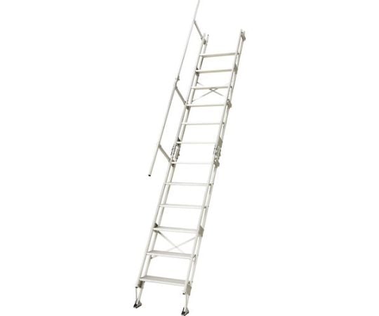 アルミ仮設階段梯子 4.6m