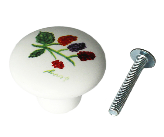 陶器ツマミ　32mm　ベリー