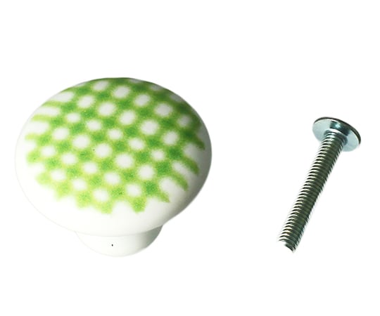 陶器ツマミ　32mm　チェック