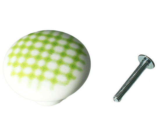 陶器ツマミ　38mm　チェック