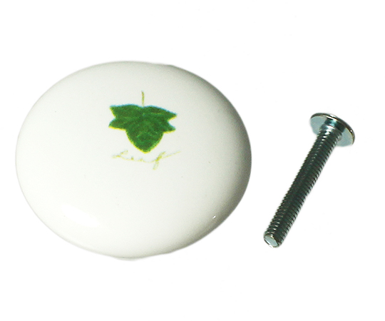 陶器ツマミ　38mm　リーフ