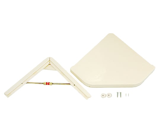 ツッパリ三角棚　ミニ　白