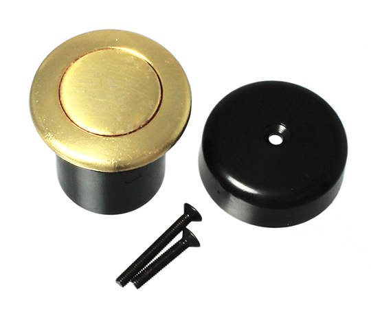 プッシュツマミ　35mm　金消