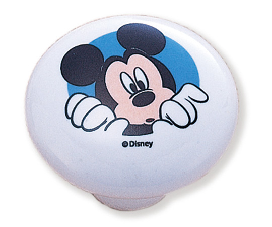 陶器ツマミ　38mm　ミッキー1