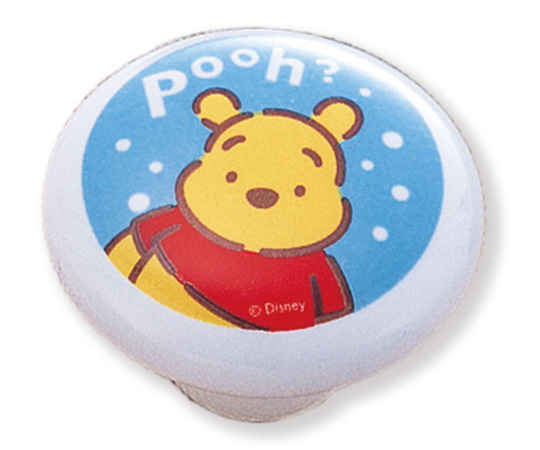 陶器ツマミ　38mm　プー3