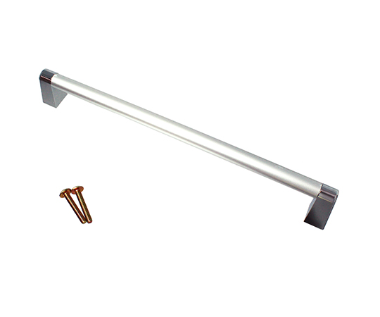 アルミパイプ取手角座　210mm　シルバー