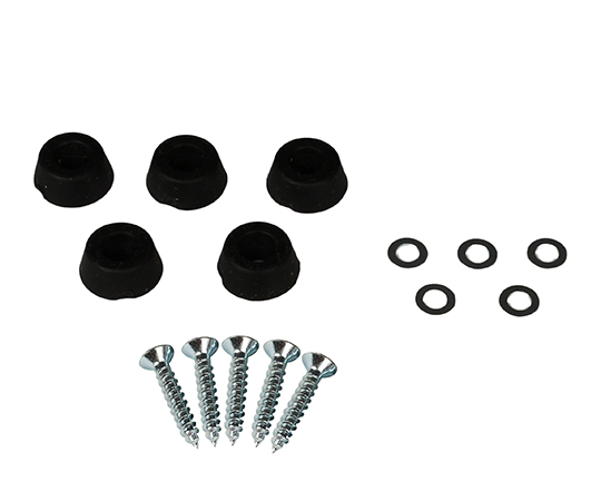 AR戸当　5mm　黒　5個入