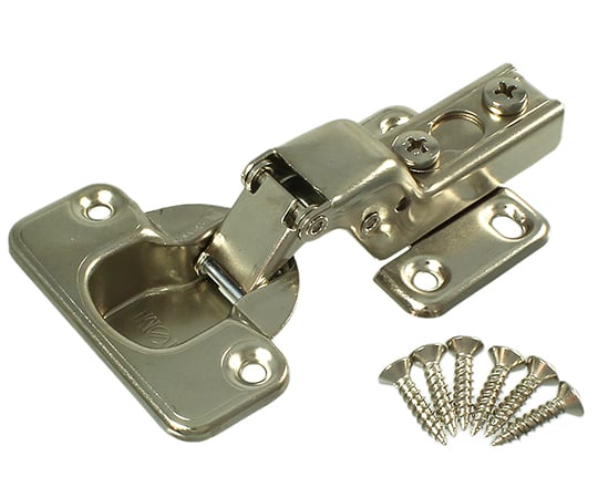 スライド丁番　35mm　半かぶせキャッチ無