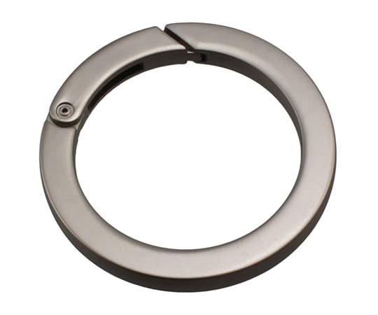 丸カラビナ　50mm　マットシルバー