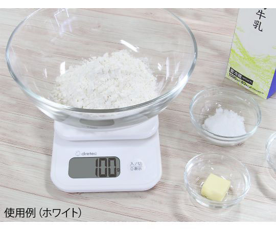 取扱を終了した商品です］デジタルスケール シャンティ 2kg ホワイト