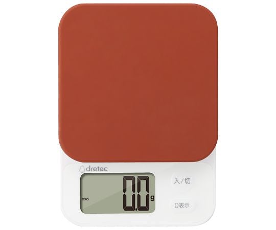 64-5088-35 デジタルスケール ブランジェ 2kg ブラウン KS-716BR