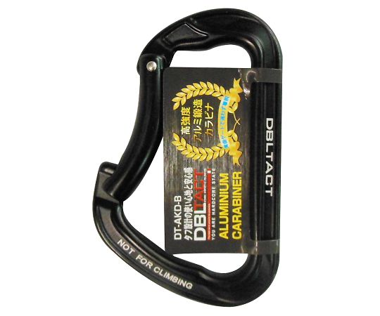 DT　アルミ鍛造カラビナ　ブラック#360424