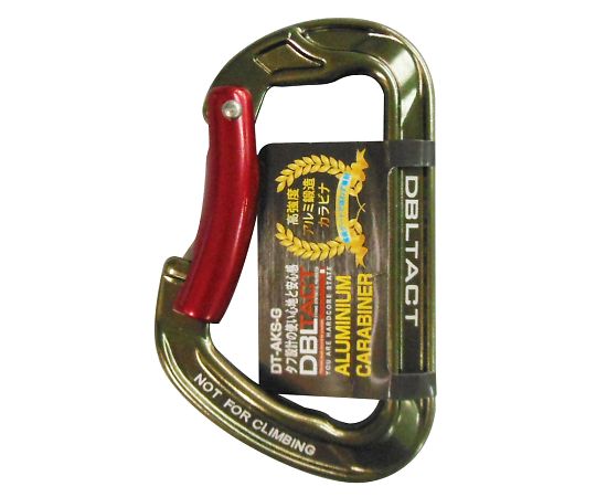 DT　アルミ鍛造カラビナ　ガンメタ#360422