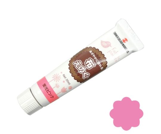 布えのぐ　蛍光ピンク