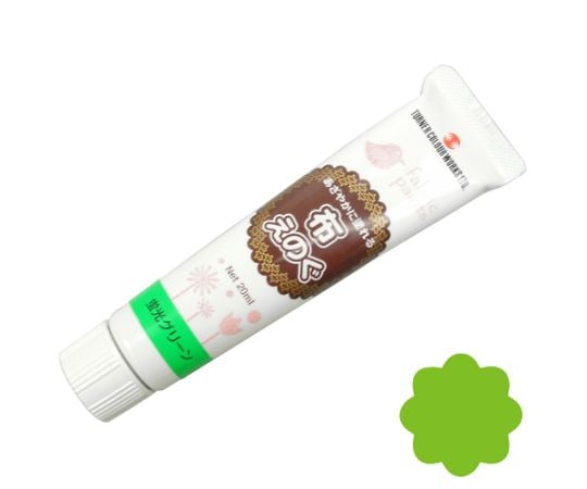 布えのぐ　蛍光グリーン