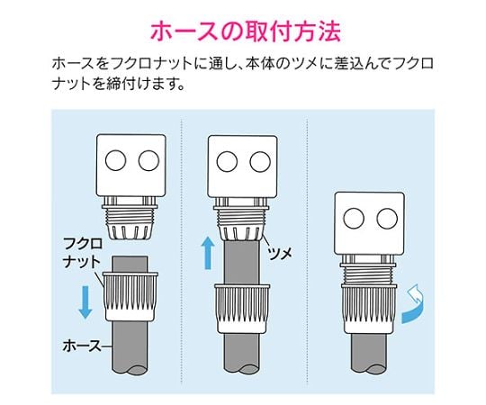 ホーセンド付き散水ホース　3m　ブラウン　GA-QD033