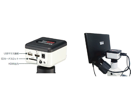 HDMIデジタルマイクロスコープ　実体顕微鏡 STZ-171-TLED-1080M 114-8813