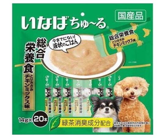 いなば　ちゅ～る　総合栄養食　とりささみ　チキンミックス味　14g×20本