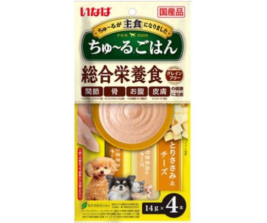 ちゅ～るごはん　とりささみ＆チーズ　14g×4本