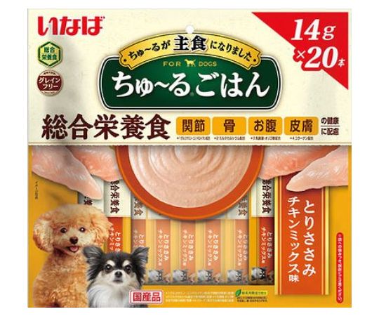 ちゅ～るごはん　とりささみ＆ビーフ　チキンミックス味　14g×20本