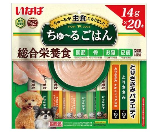 ちゅ～るごはん　とりささみバラエティ　14g×20本