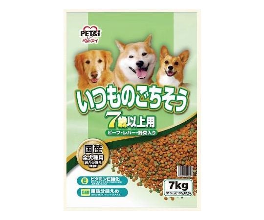 64-5169-49 いつものごちそう 7歳以上用 ビーフ・レバー・野菜入り 7kg