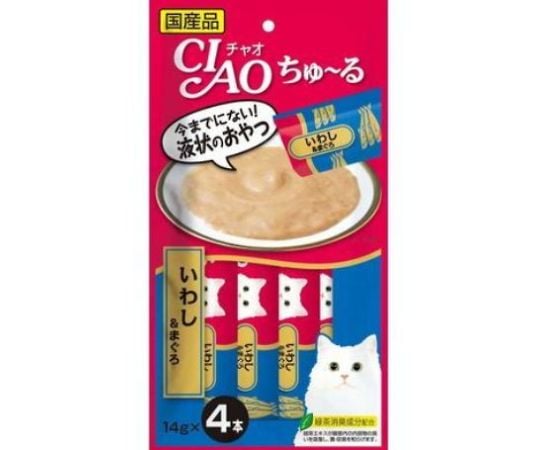 CIAO　ちゅ～る　いわし＆まぐろ　14g×4本