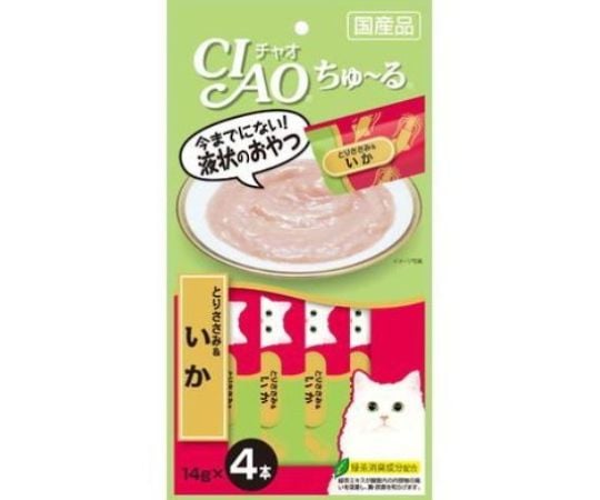 CIAO　ちゅ～る　とりささみ＆いか　14g×4本