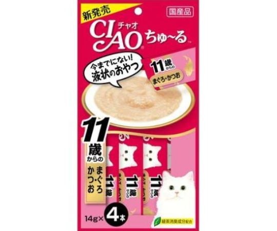 CIAO　ちゅ～る　11歳からのまぐろ・かつお　14g×4本