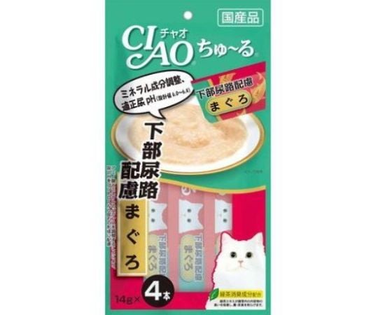 CIAO　ちゅ～る　下部尿路配慮　まぐろ　14g×4本