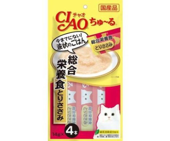 CIAO　ちゅ～る　総合栄養食　とりささみ　14g×4本