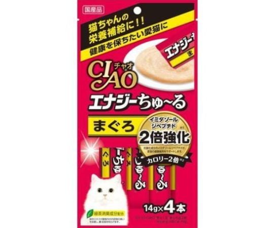 CIAO　エナジーちゅ～る　まぐろ　14g×4本