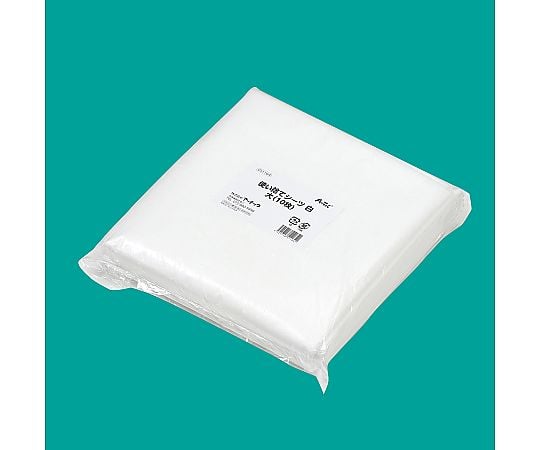 64-5186-21 使い捨てシーツ 白 大 10枚入 51164 【AXEL】 アズワン