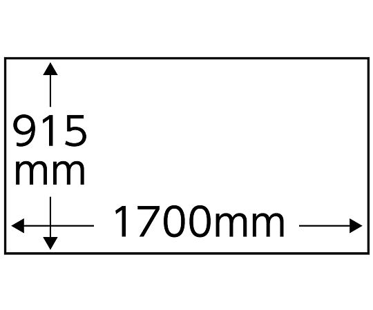 64-5186-39 飛沫防止PVC透明シート 915×1700mm 51327