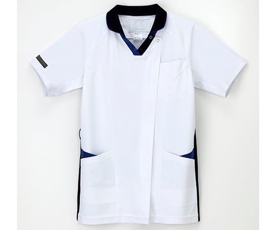 男女兼用ハイブリッドメディウェ　Tネイビー+ロイヤルブルー　SS