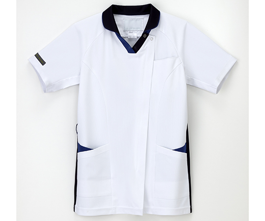 男女兼用ハイブリッドメディウェ　Tネイビー+ロイヤルブルー　LL