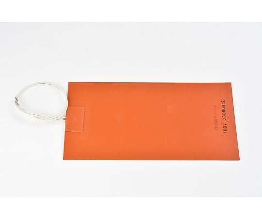 【シロキサン対策品】シリコンラバーヒーター100V　250W　125mm×250mm　リード線300mm両面テープ（耐熱200℃）付き