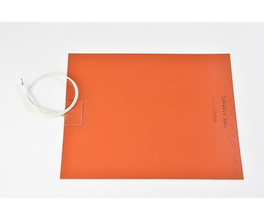【シロキサン対策品】シリコンラバーヒーター100V　400W　200mm×250mm　リード線300mm両面テープ（耐熱200℃）付き
