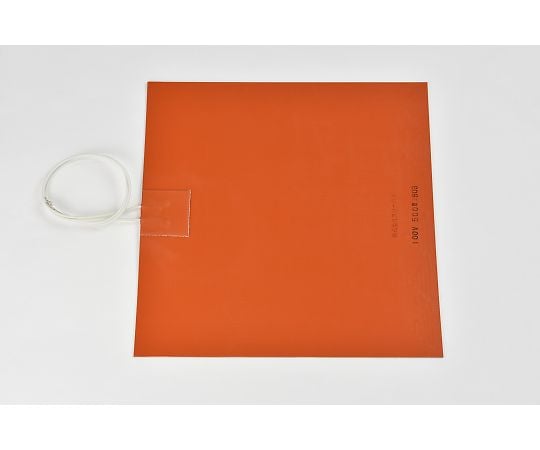 【シロキサン対策品】シリコンラバーヒーター100V　500W　250mm×250mm　リード線300mm両面テープ（耐熱200℃）付き