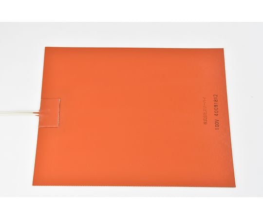 【シロキサン対策品】シリコンラバーヒーター　【リード線延長1m】100V　400W　200mm×250mm　リード線1m