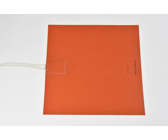 【シロキサン対策品】シリコンラバーヒーター　【リード線延長1m】100V　720W　300mm×300mm　リード線1m