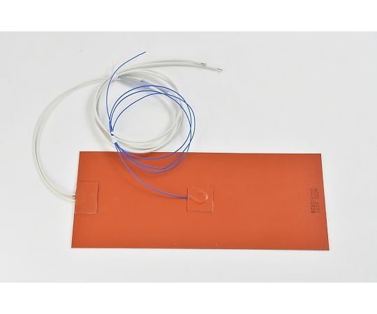 【シロキサン対策品】シリコンラバーヒーター　【熱電対1m、リード線延長1m】　100V　300W　125mm×300mm