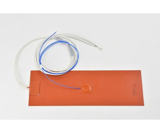 【シロキサン対策品】シリコンラバーヒーター　【熱電対3m、リード線延長3m】　100V　240W　100mm×300mm